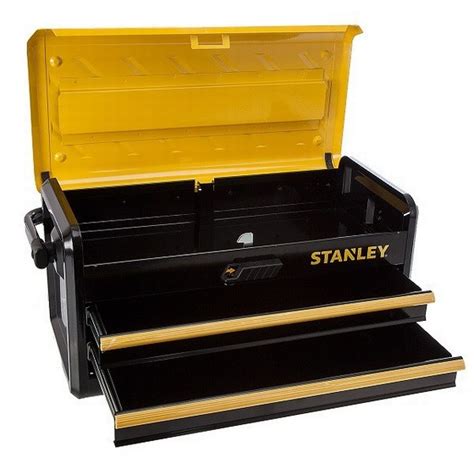 stanley 2 foot metal tool box|stanley 19 inch tool box.